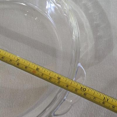 2 Pyrex Dishes - Mixing Bowl and Pie Plate