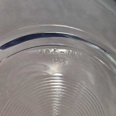 2 Pyrex Dishes - Mixing Bowl and Pie Plate