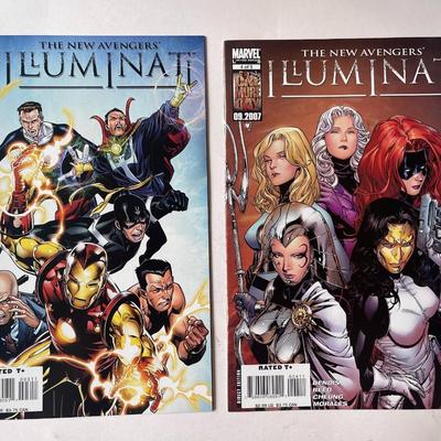 New Avengers: Illuminati Mini Series Issues #1-#5 Complete