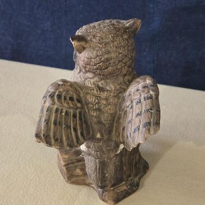 Porcelain Owl Figurine