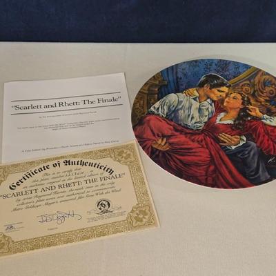 'Scarlett and Rhett Butler: The Finale' Collector's Plate
