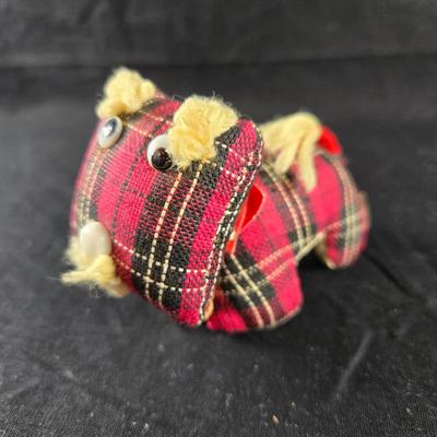 Vintage Scotty Dog Pin Cushion & Tape Measure