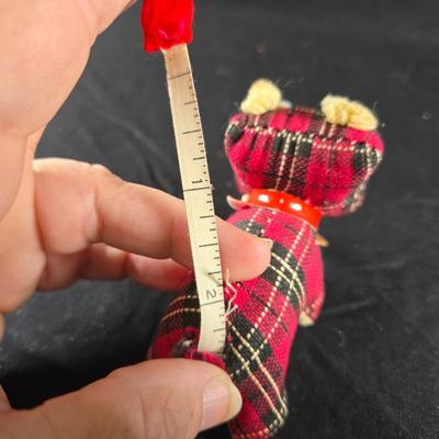 Vintage Scotty Dog Pin Cushion & Tape Measure