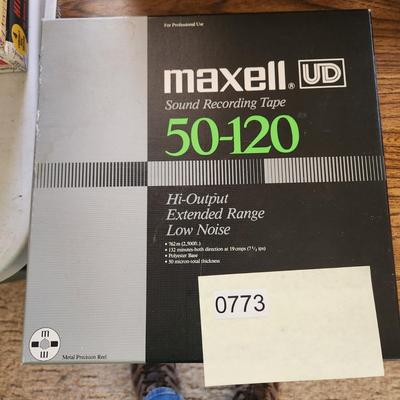 Maxell UD 50-120 Reel to Reel Sound Recording Tape Metal Precision Reel