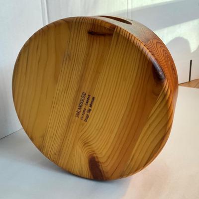 794 Mid Century Modern Glass Lined Pine Smalandsslojd by Stig Johnsson