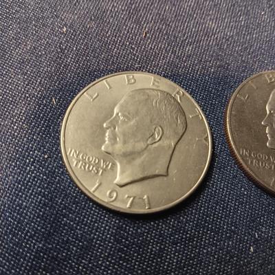 1971 & 1972 EISENHOWER DOLLARS