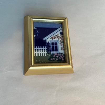 796 Vintage Art Tile, Signed by Anne Marie Odegaard, Porsgrund Porcelain, Norway