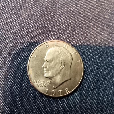 TWO 1972-D, 1971-D & 1974-D EISENHOWER DOLLARS