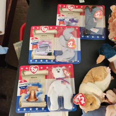Plush Animals Teletubbies Ty Beanie Babies Lot