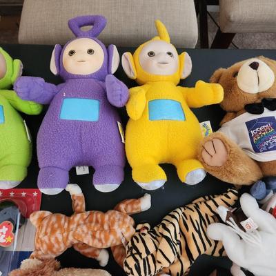 Plush Animals Teletubbies Ty Beanie Babies Lot