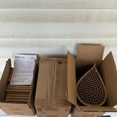 798 Set of Two Tear Drop Beehouses