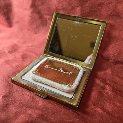 Vintage Gold Nugget-Style Ladies Compact