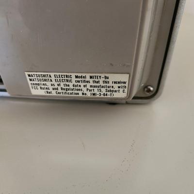 Vintage Mid Century MCM Panasonic Transistor Tv Mitey-9u 1960's
