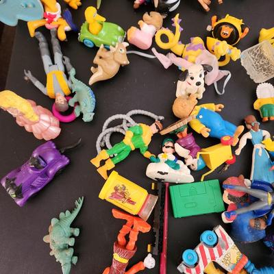 Large Lot of Vintage Collectables Fisher Price Hot Wheels McDonalds Trolls Matchbox Batman Garfield