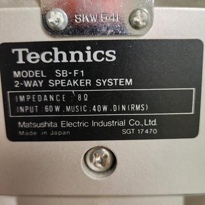 Technics SB-F1 Linear Phase Speakers System 1970's