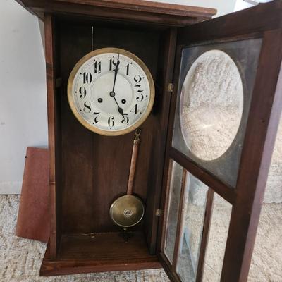 Vintage Wall Clock for Parts