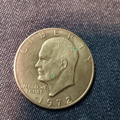 FOUR 1972 EISENHOWER DOLLARS