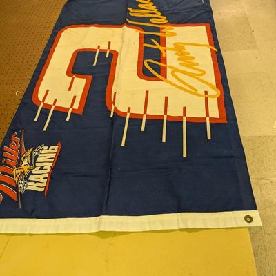 1997 NASCAR Miller Racing Rusty Wallace #2 Flag Banner Miller Brewing
