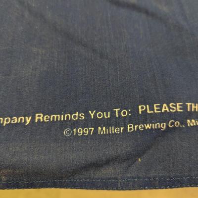 1997 NASCAR Miller Racing Rusty Wallace #2 Flag Banner Miller Brewing