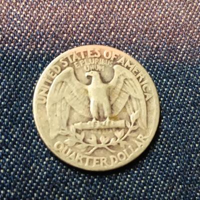 1942-S & 1945 WASHINGTON SILVER QUARTERS