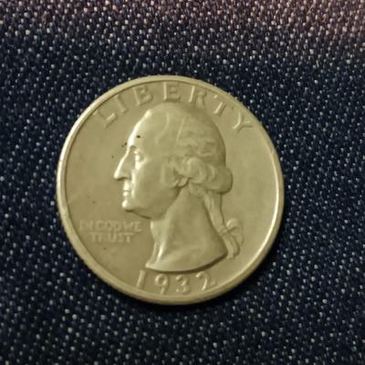 1932-D WASHINGTON SILVER QUARTER