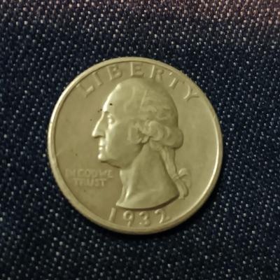 1932-D WASHINGTON SILVER QUARTER
