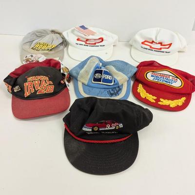 Vintage NASCAR Hats - Ford Hat Is Signed
