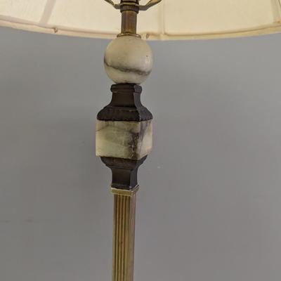 Cast Iron Granite Floor Lamp