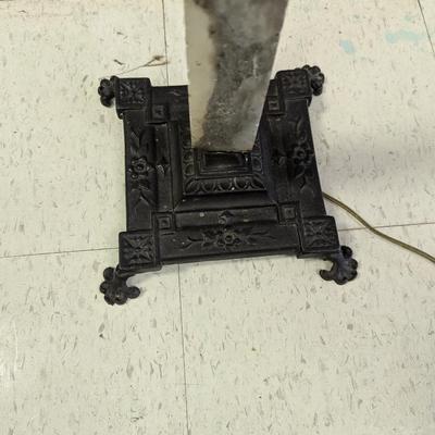 Cast Iron Granite Floor Lamp