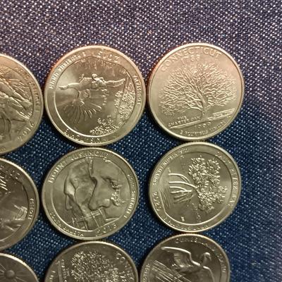 AN ASSORTMENT OF STATE QUARTERS