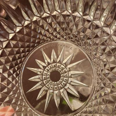 Large Lot of Glassware Wine Glasses, Serving Bowls, Candle Sticks, Stemware