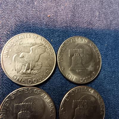 1971 & 3 BICENTENNIAL-D EISENHOWER DOLLARS