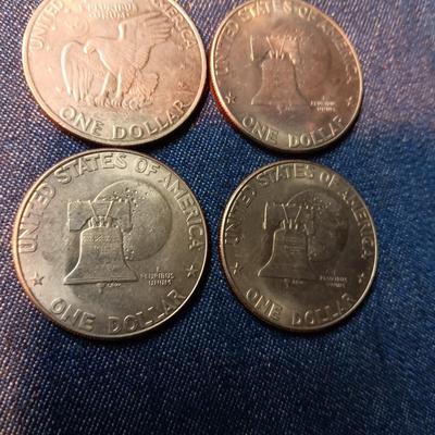 1971 & 3 BICENTENNIAL-D EISENHOWER DOLLARS
