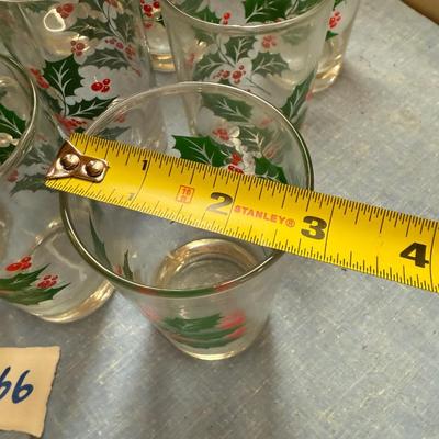 12-Indiana glass Holly berries