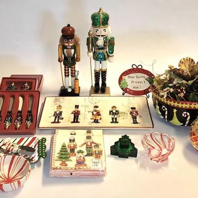 Lot 455 Christmas Nutcracker & Other Decorations Lot