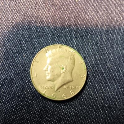 THREE 1968-D KENNEDY HALF DOLLARS