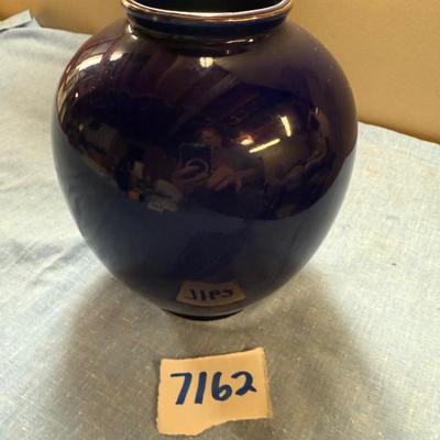 Japanese peacock and floral vase/ginger jar