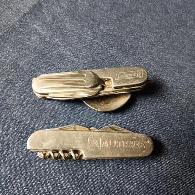 ALLTRADE MULTI FUNCTION KNIFE AND COLEMAN CAMPING TOOL