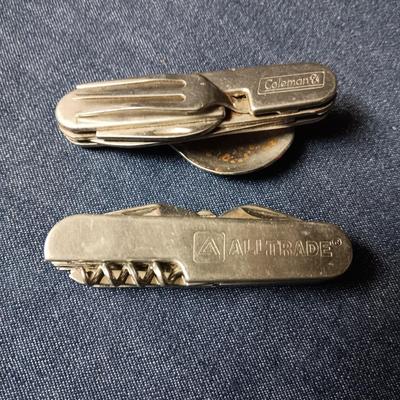 ALLTRADE MULTI FUNCTION KNIFE AND COLEMAN CAMPING TOOL