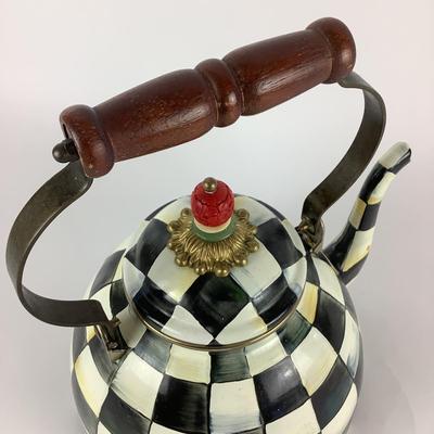 251 Large Mackenzie Childs Enamel Teapot