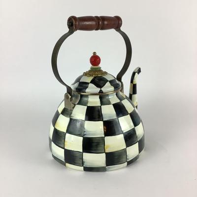251 Large Mackenzie Childs Enamel Teapot