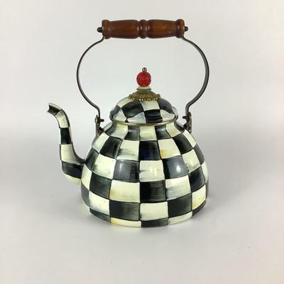251 Large Mackenzie Childs Enamel Teapot