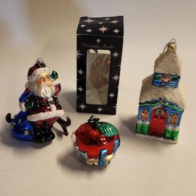 Lot 458 Christopher Radko Christmas Ornaments Lot