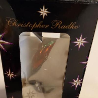 Lot 458 Christopher Radko Christmas Ornaments Lot