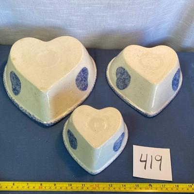 Heart Shaped Bowl Set