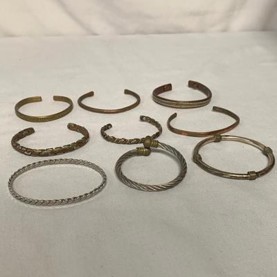 Gold, Silver, & Copper Necklaces & Cuff Bracelets, incl. 925 (ST-HS)
