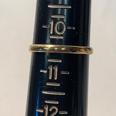 Two 14K Band Rings (ST-HS)