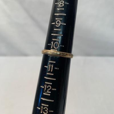 Two 14K Band Rings (ST-HS)