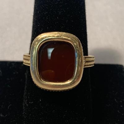 14K Carnelian Ring (ST-HS)