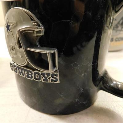 6337/26 Dallas Cowboys Lot ~ 3 Mugs